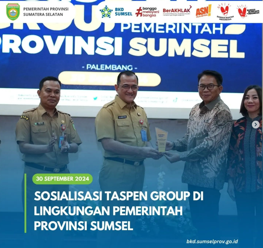 Sosialisasi TASPEN Group di Lingkungan Pemprov Sumsel
